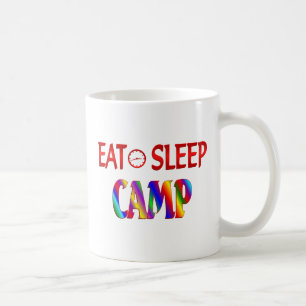 Äta sömnlägret kaffemugg
