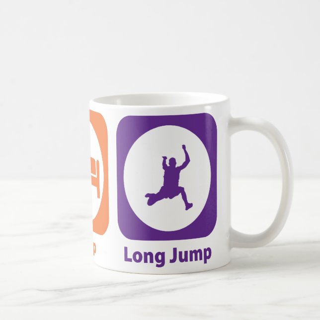 Äta sömnlängdhopp kaffemugg (Höger)