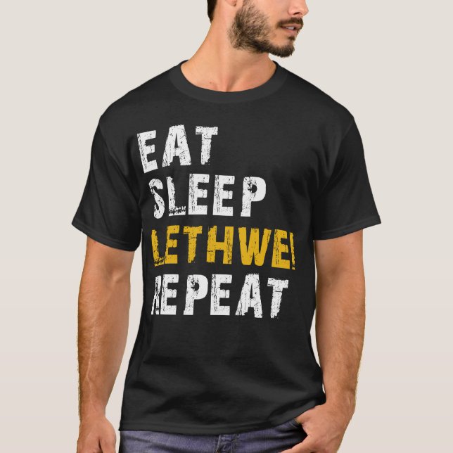 äta sömnlethwei t shirt (Framsida)
