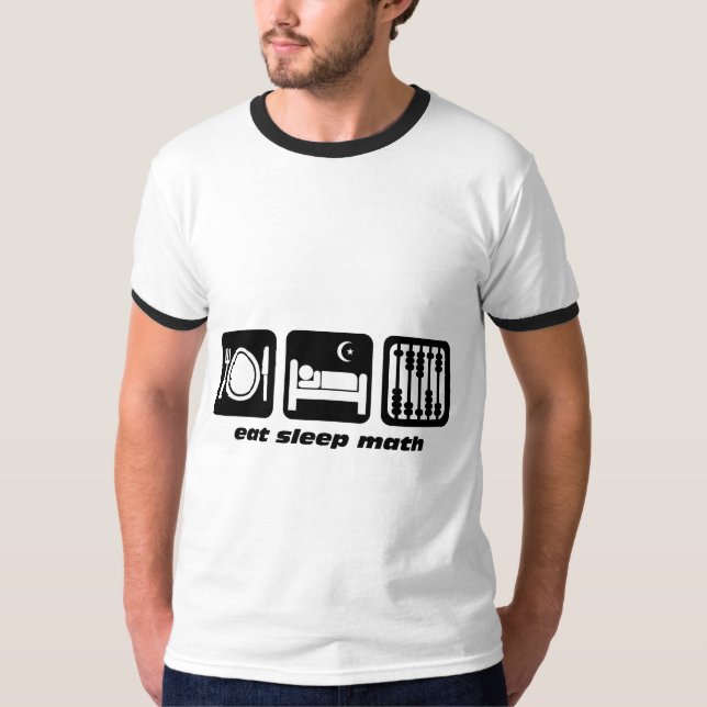 äta sömnmath tröja (Framsida)