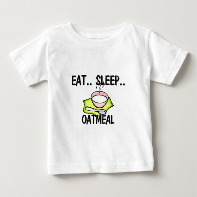 Äta sömnOATMEALEN Tee Shirt (Framsida)