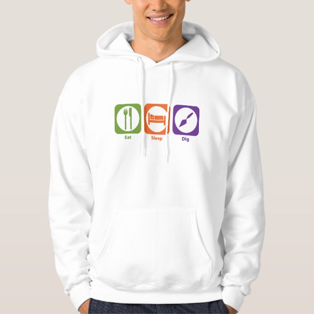 Äta sömnpiken hoodie (Framsida)
