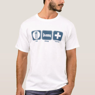 äta sömnräddingen t-shirt