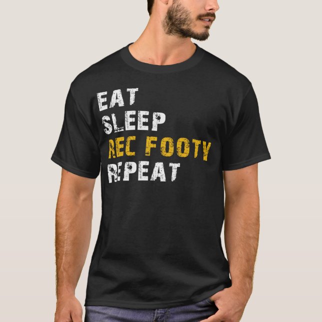 äta sömnrek t shirt (Framsida)