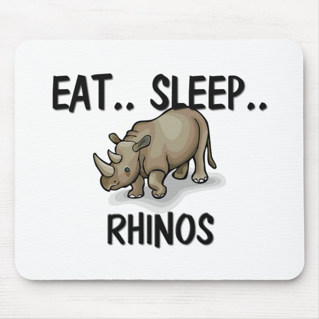Äta sömnRHINOS Musmatta (Framsidan)