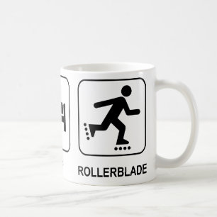 Äta sömnRollerblademuggen Kaffemugg
