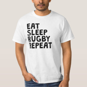 Äta sömnRugbyrepetition T Shirt