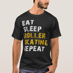 äta sömnrullskridskor t shirt