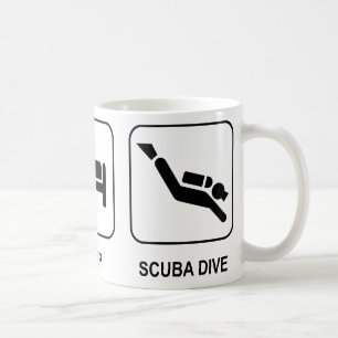 Äta sömnScubadyken Kaffemugg