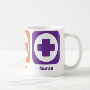 Äta sömnsjuksköterskan kaffemugg