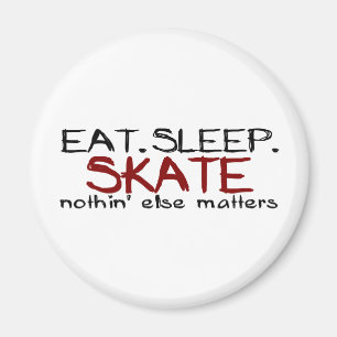 Äta sömnskridskon magnet