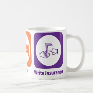 Äta sömnskrivaförsäkring kaffemugg