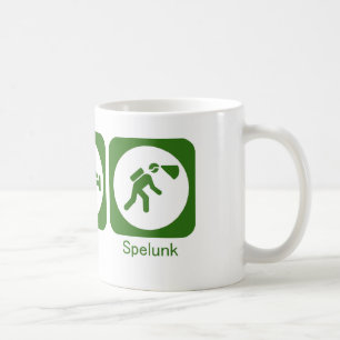 Äta sömnspelunkGRÖNT Kaffemugg