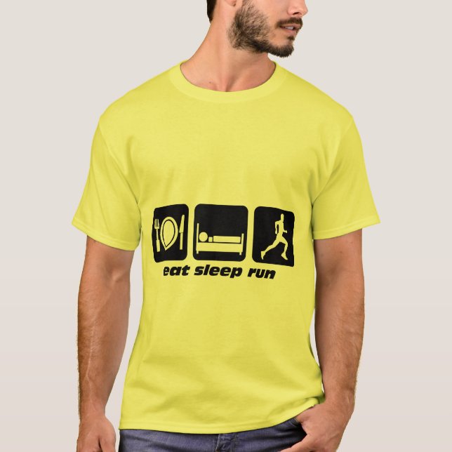 Äta sömnspringaspring tee shirt (Framsida)