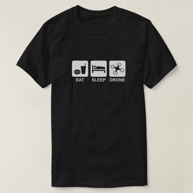 Äta sömnsurrT-tröja Tee Shirt (Design framsida)