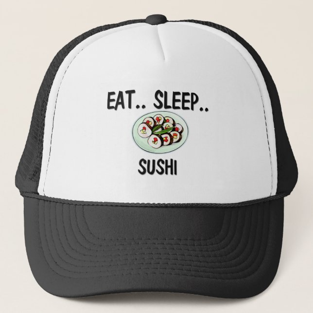 Äta sömnSUSHI Keps (Framsida)