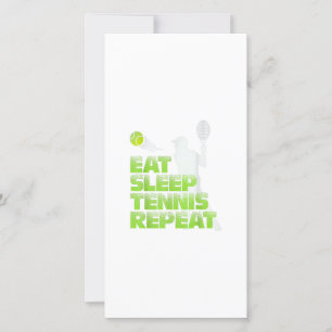 äta sömntennis repetitionsgåva tack kort