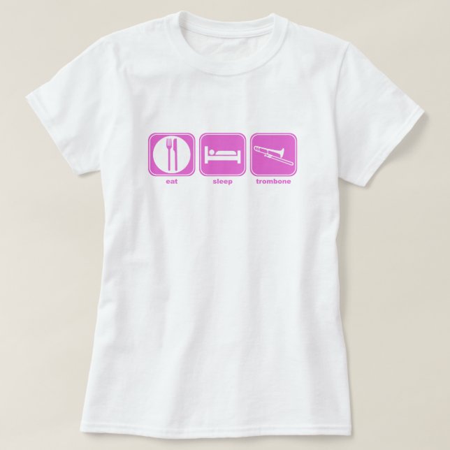 äta sömntrombonerosor tröja (Design framsida)