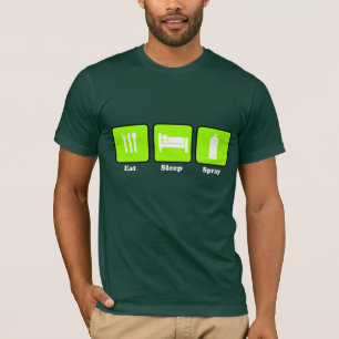 Äta, sova, bespruta (limefrukt) tee shirt