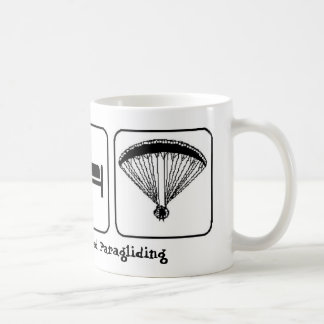 Äta, sova, driven Paragliding Kaffemugg
