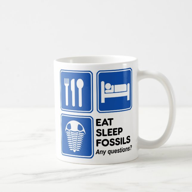 ÄTA, SOVA, FOSSIL KAFFEMUGG (Höger)