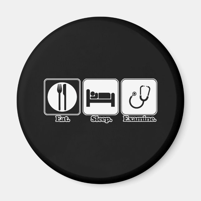 äta sova undersöka doktor magnet (Framsidan)