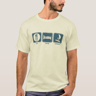 äta, sova, vindsurfa tee