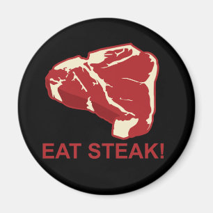 Äta STeak Magnet