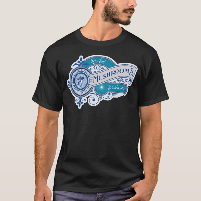 Äta svampar och Skapar ut T Shirt (Framsida)