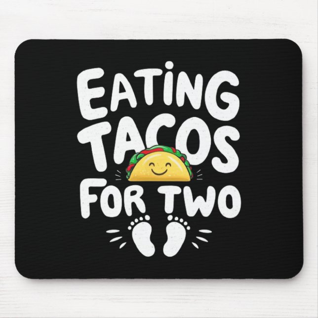 Äta tacos för två Cinco De Mayo mors dag mamma Musmatta (Framsidan)