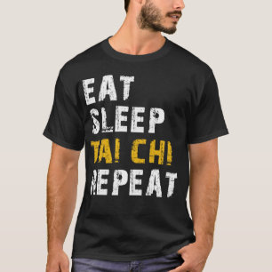 äta tai chi för sömn t shirt
