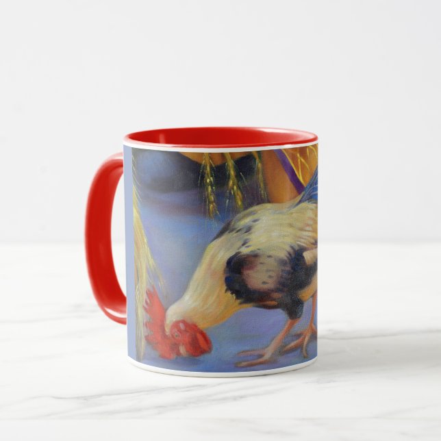 Äta tuppkoppen mugg (Framsida vänster)
