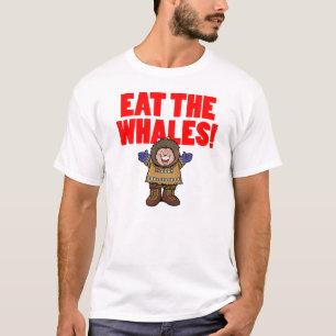 Äta valen t-shirt