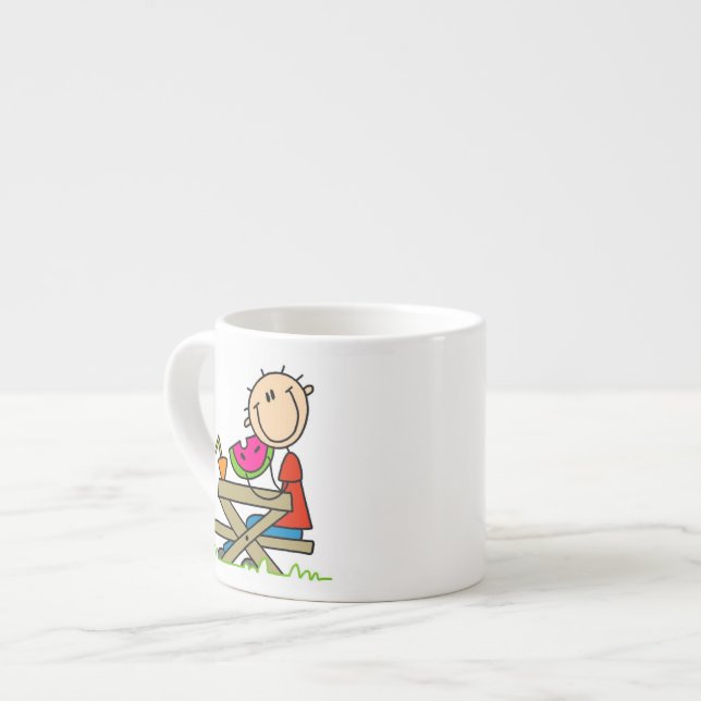 Äta vattenmelon espressomugg (Framsida vänster)