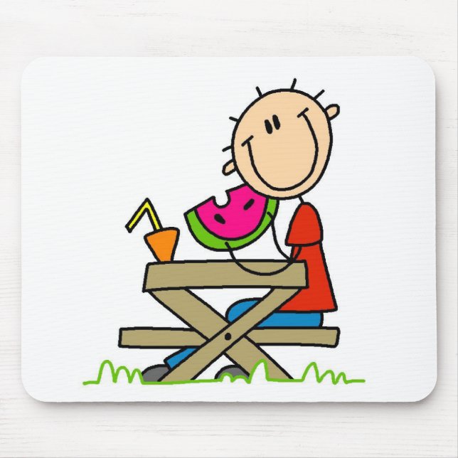 Äta vattenmelon musmatta (Framsidan)