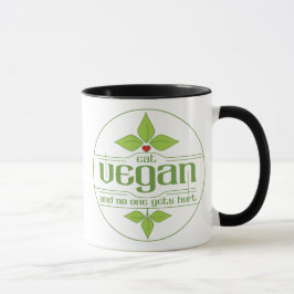 Äta veganen, och ingen får men mugg