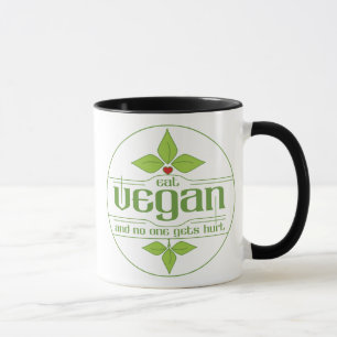 Äta veganen, och ingen får men mugg