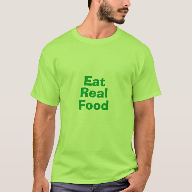 Äta verklig mat tee (Framsida)