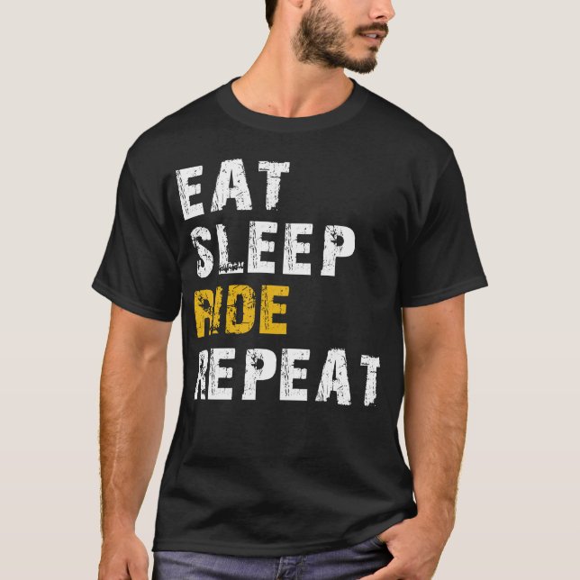 äta viloläge t shirt (Framsida)