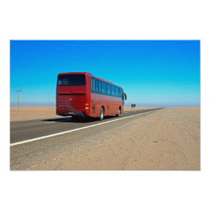 Atacama buss, Chile Fototryck