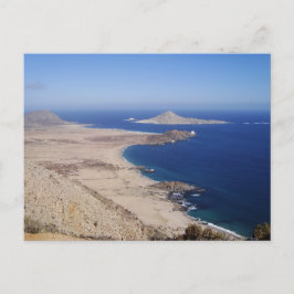 Atacama Desert and Pacific Ocean, Chile Vykort