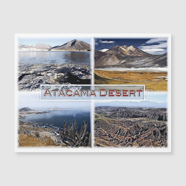 Atacama Desert - Chile - Mosaic - (Framsida)