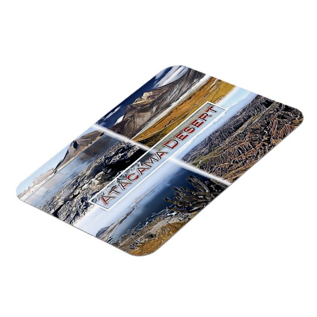 Atacama Desert - Chile - Mosaic - Magnet (Vänstra Sidan)