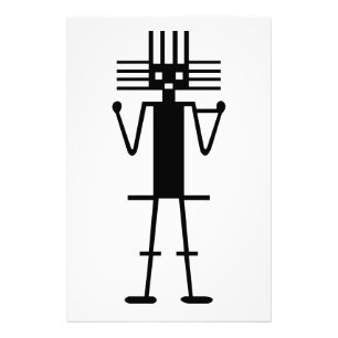 atacama jättegogliph symbol gammal nazca peru a fototryck