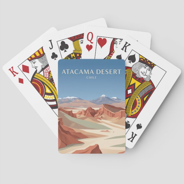 Atacamaöknen Chile Casinokort (Baksidan)