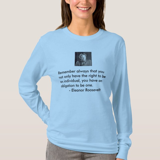 Åtagandeoten är en individ t shirt (Framsida)