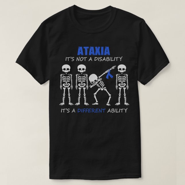 Ataia Det är inte ett funktionshinder T dabbing sk Shirt (Design framsida)