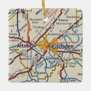 Atalla och Gadsen Alabama Ornament