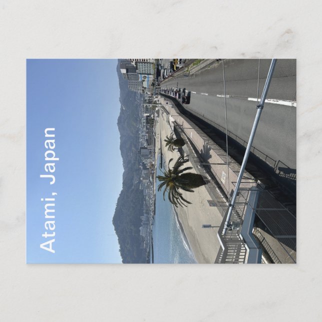 Atami, japanskt vykort (Framsida)