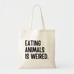 Ätande djur är vägda Vegan Tygkasse